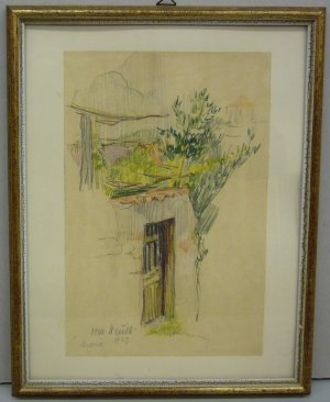 Ascona., Farbstift.