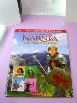 gebrauchtes Buch – Julia Simon-Kerr – Der König von Narnia - Mal- und Rätselbuch mit Magneten (= Die Chroniken von Narnia