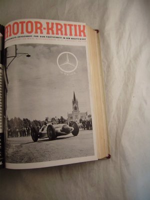 Motor-Kritik Halbmonats-Zeitschrift für den Fortschritt in der Kraftfahrt XVIII. Jahrgang Nr. 14 Mitte Juli 1938