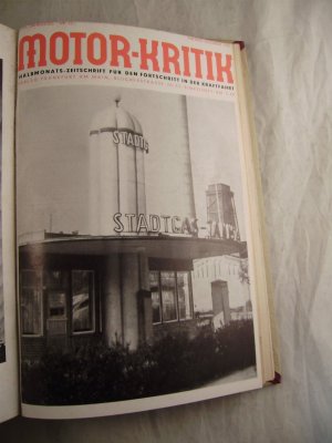 Motor-Kritik Halbmonats-Zeitschrift für den Fortschritt in der Kraftfahrt XVIII. Jahrgang Nr. 23 Anfang Dezember 1938