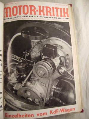 Motor-Kritik Halbmonats-Zeitschrift für den Fortschritt in der Kraftfahrt XVIII. Jahrgang Nr. 24 Mitte Dezember 1938