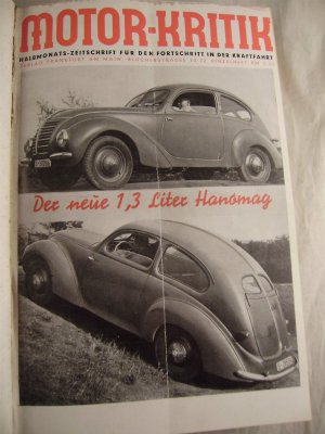 Motor-Kritik Halbmonats-Zeitschrift für den Fortschritt in der Kraftfahrt XIX. Jahrgang Nr. 2 Mitte Januar 1939