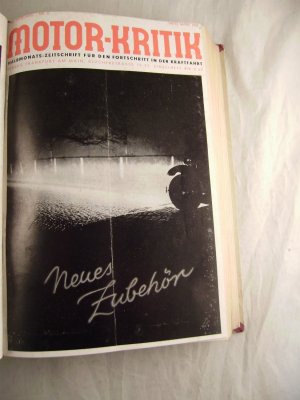 Motor-Kritik Halbmonats-Zeitschrift für den Fortschritt in der Kraftfahrt XIX. Jahrgang Nr. 6 Mitte März 1939