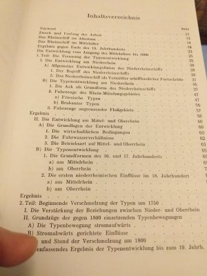 gebrauchtes Buch – Kurt Schwarz – Die Typenentwicklung des Rheinschiffs bis zum 19. Jahrhundert