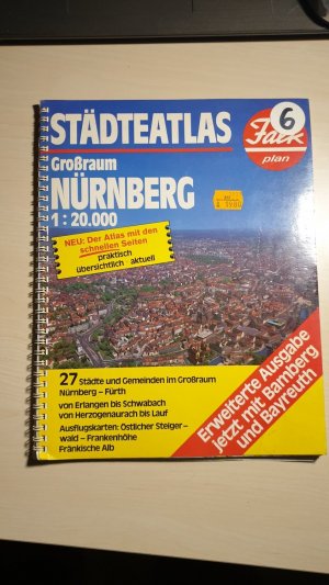 gebrauchtes Buch – Nürnberg Städteatlas 1987