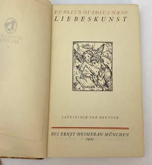 LIEBESKUNST lateinisch / deutsch --- Drei Bücher in einem Bd.