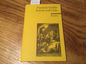 gebrauchtes Buch – Friedrich Schiller – Kabale und Liebe - Ein bürgerliches Trauerspiel