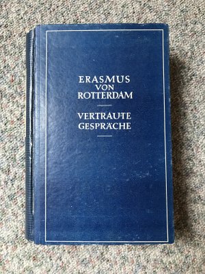 antiquarisches Buch – Erasmus von Rotterdam – Vertraute Gespräche  Band 2