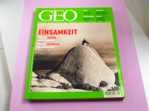 gebrauchtes Buch – Gruner + Jahr – GEO Nr. 10, Oktober 2002: Einsamkeit: Was  ist wichtig am Alleinsein? Was ist zerstörend am Alleinsein?