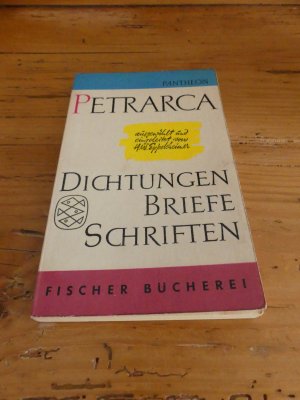 antiquarisches Buch – Petrarca  – Dichtungen Briefe Schriften