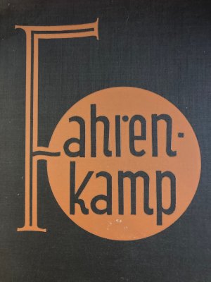 Emil Fahrenkamp, Ein Ausschnitt seines Schaffens aus den Jahren 1924 - 1927