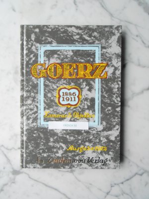 Goerz 1886-1911 - Kameras und Objektive