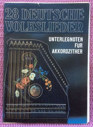 Unterlegnoten für Akkordzither • 28 deutsche Volklieder • Konvolut Noten