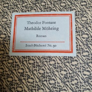 gebrauchtes Buch – Theodor Fontane – Mathilde Möhring.