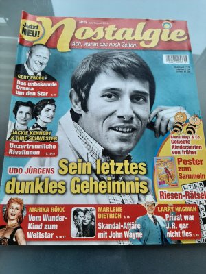 Nostalgie Nr. 5, Juli/August 2019, Gert Fröbe, Jackie Kennedy, Udo Jürgens, Marika Röck, Marlene Dietrich, Larry Hagman