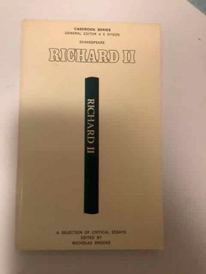 gebrauchtes Buch – Nicholas Brooke – Shakespeare: Richard II