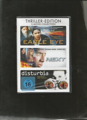 neuer Film – D. J. Caruso – Thriller Edition : Eagle Eye - Next - Disturbia - 3DVD Box