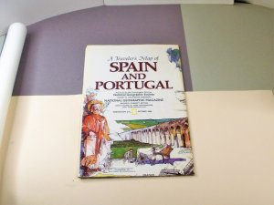 A Traveller's Map of Spain and Portugal: Map (= Supplement to the National Geographic October 1984)