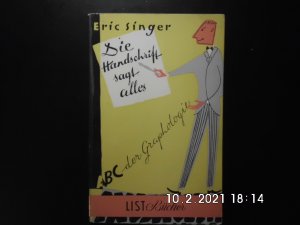 antiquarisches Buch – Eric Singer – Die Handschrift sagt alles