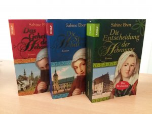 Konvolut 3 Bände / Bücher der Hebammen-Reihe: Das Geheimnis der Hebamme / Die Spur der Hebamme / Die Entscheidung der Hebamme