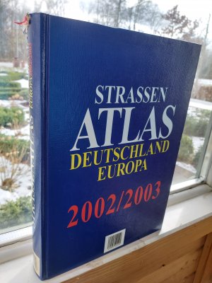 gebrauchtes Buch – CartoTravel Verlag – Strassenatlas - Deutschland / Europa 2002/2003- Umfangreicher Straßenatlas