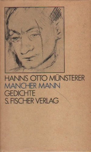 gebrauchtes Buch – Münsterer, Hanns Otto – Mancher Mann Gedichte.