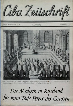 antiquarisches Buch – Ciba-Zeitschrift – Die Medizin in Russland bis zum Tode Peters des Grossen.