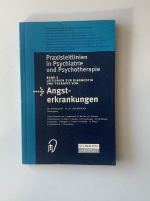 gebrauchtes Buch – Dengler, W.; Selbmann – Leitlinien zur Diagnostik und Therapie von Angsterkrankungen