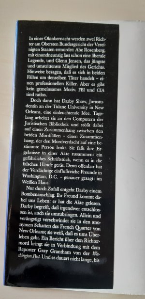 gebrauchtes Buch – John Grisham – Die Akte