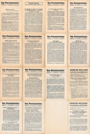 Der Parteiarbeiter. Jahrgang 1926