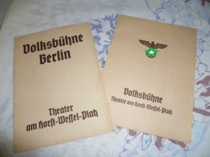 2x Volksbühne Berlin - Theater am Horst- Wessel- Platz