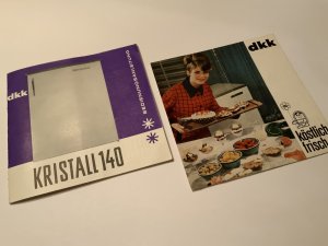 DDR Nostalgie - Kühlschrank Kristall 140 VEB DKK Scharfenstein - Bedienungsanleitung