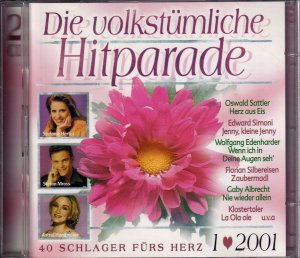 gebrauchter Tonträger – Various – Die volkstümliche Hitparade 2001 * 40 Schlager für Herz (2 CDs)