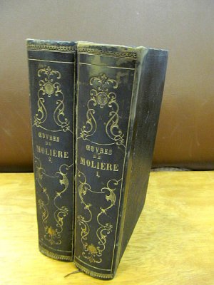 Oeuvres de Moliere, avec des notes de tous les commentateurs. Tome premier et tome second ( Band 1-2 in 2 Bänden - so vollständig ).