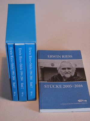 gebrauchtes Buch – Erwin Riess – Stücke 1994-2004 + Stücke 2005-2016 - 4 Bände