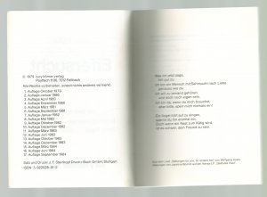 gebrauchtes Buch – Borneman, Ernest; Lankor – Eifersucht /Ein Lesebuch für Erwachsene