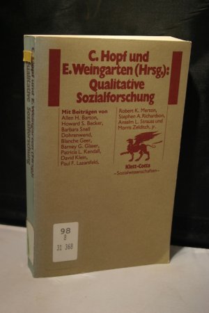 gebrauchtes Buch – Hopf, Christel; Weingarten – Qualitative Sozialforschung