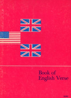 Book of english verse