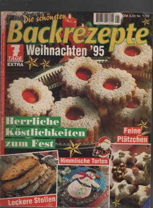 gebrauchtes Buch – Magazin der Frau extra: Die schönsten Backrezepte Weihnachten '95