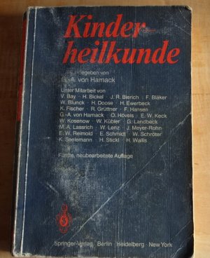 gebrauchtes Buch – Harnack, Gustav-Adolf von Hrsg – Kinderheilkunde.