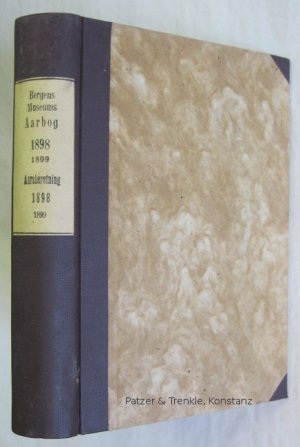 antiquarisches Buch – Bergens Museums Aarbog for 1898. Afhandlinger og aarsberetning. Hrsg. von J. Brunchorst.