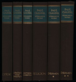 Gesammelte Werke. 6 Bände (komplett)., 1: Gedichte. 2: Dramen. Erster Teil. 3: Dramen. Zweiter Teil. 4: Länder und Welten. 5: Kritische Schriften. 6: […]