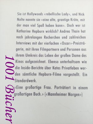 gebrauchtes Buch – Andrea Thain – Katharine Hepburn ~ Eine Biographie