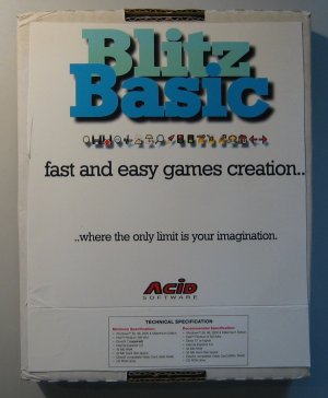 Blitz Basic - fast and easy games creation. PC CD-ROM.