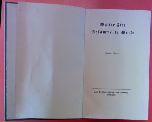 Walter Flex Gesammelte werke Zweiter Band