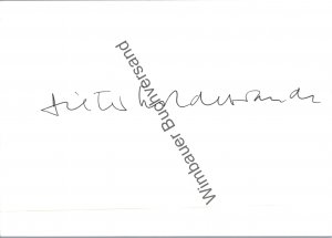 Original Autogramm Dieter Hildebrandt (1927-2013) /// Autogramm Autograph signiert signed signee