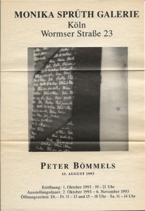 Peter Bömmels (announcement)