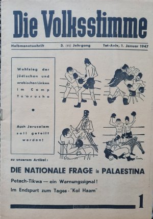 Die Volksstimme. Halbmonatsschrift. 3. Jahrgang, 1. Januar 1947.