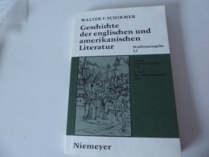 Geschichte der englischen und amerikanischen Literatur. Von den Anfängen bis zur Gegenwart. Studienausgabe 1,1. 1. Buch: Die Altenglische Zeit. 2. Buch: Die Mittelenglische Zeit. Softcover