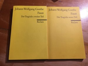 gebrauchtes Buch – Goethe, Johann Wolfgang – Faust - Der Tragödie Erster Teil und Der Tragödie Zweiter Teil